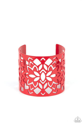 Hacienda Hotspot - Red Paparazzi Bracelet - sofancyjewels
