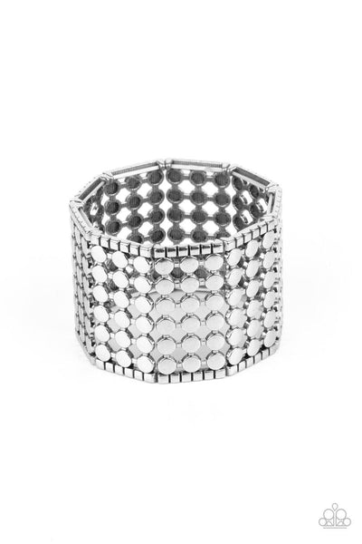 Cool and CONNECTED - Silver Paparazzi Bracelet - sofancyjewels