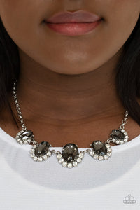 The Queen Demands It - Silver Paparazzi Necklace