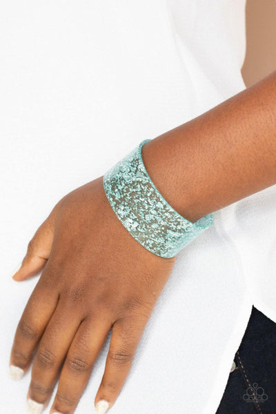 Snap, Crackle, Pop! - Blue Paparazzi Bracelet - sofancyjewels