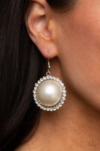 Esteemed Elegance - White Paparazzi Pearl Earrings