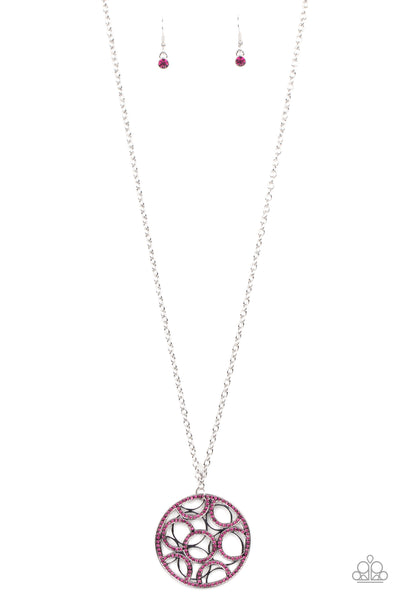 Thanks a MEDALLION - Pink Paparazzi Necklace
