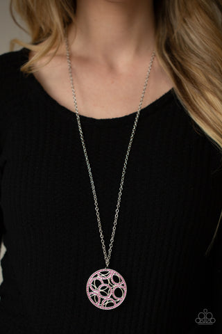 Thanks a MEDALLION - Pink Paparazzi Necklace