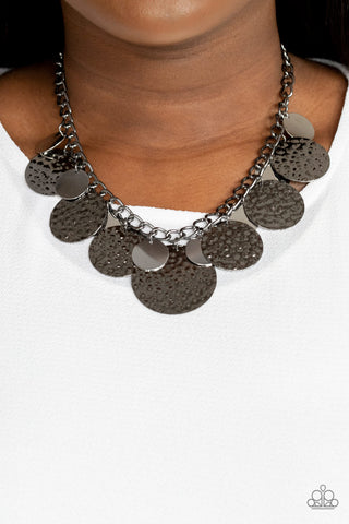 Industrial Grade Glamour - Black Paparazzi Necklace