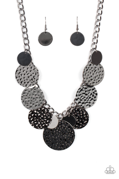 Industrial Grade Glamour - Black Paparazzi Necklace