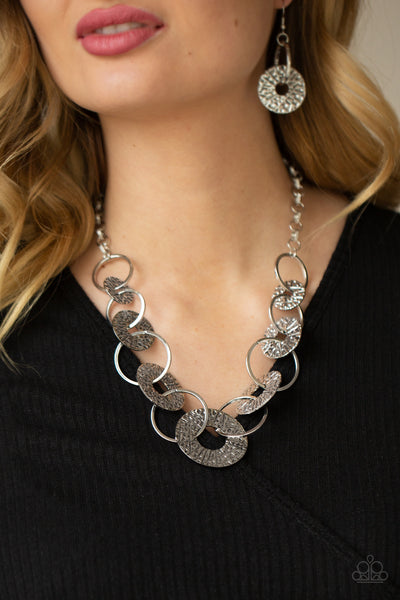 Industrial Envy - Silver Paparazzi Necklace