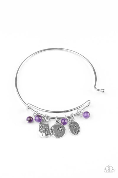 GROWING Strong - Purple Paparazzi Bracelet