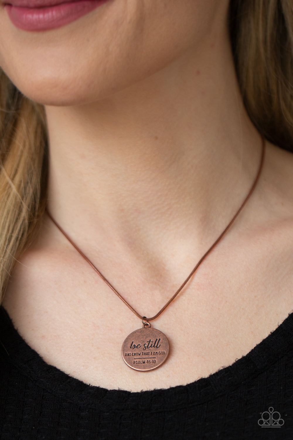 Be Still - Copper Paparazzi Necklace