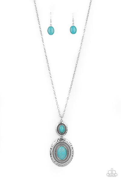 Southern Opera - Blue Paparazzi Necklace