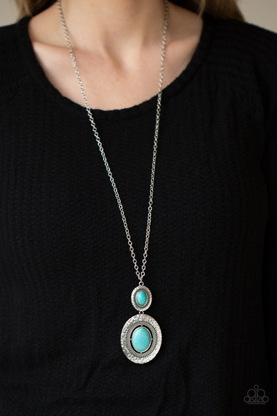 Southern Opera - Blue Paparazzi Necklace