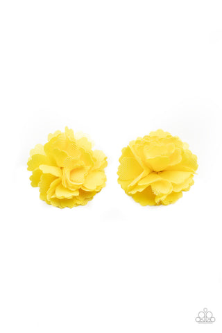 Never Let Me GROW - Yellow Paparazzi Hair Accessories