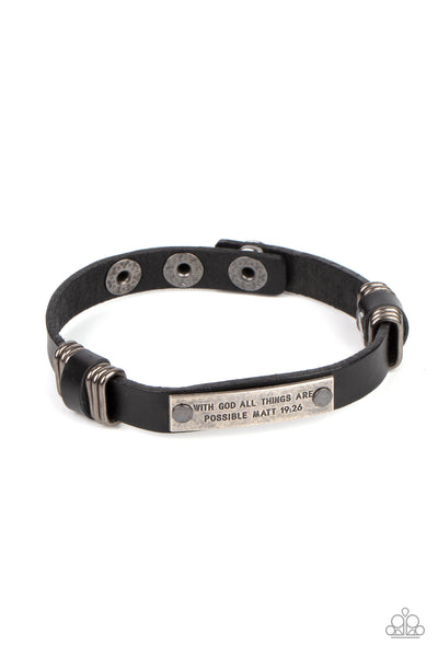 Make It Possible - Black Paparazzi Bracelet