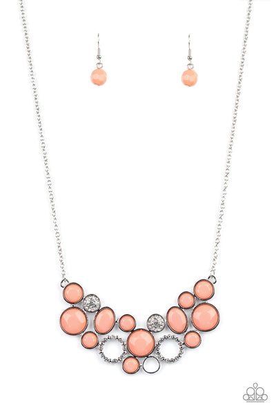 Extra Eloquent - Orange Paparazzi Necklace