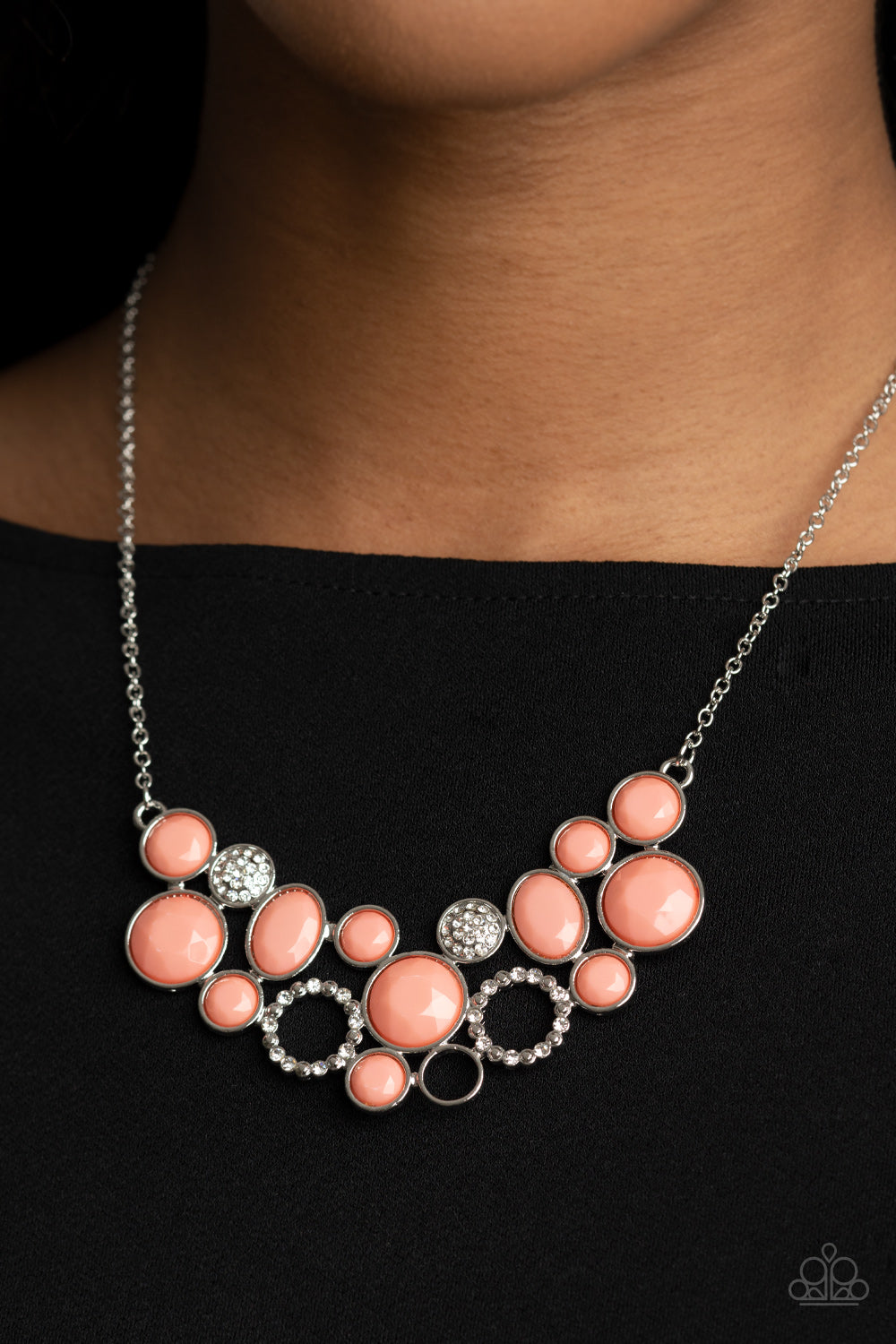 Extra Eloquent - Orange Paparazzi Necklace