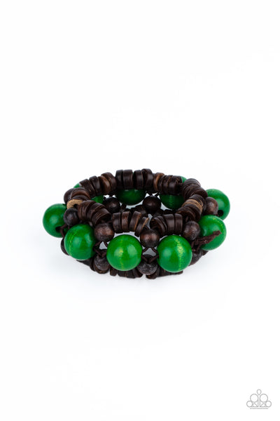 Tropical Temptations - Green Paparazzi Bracelet