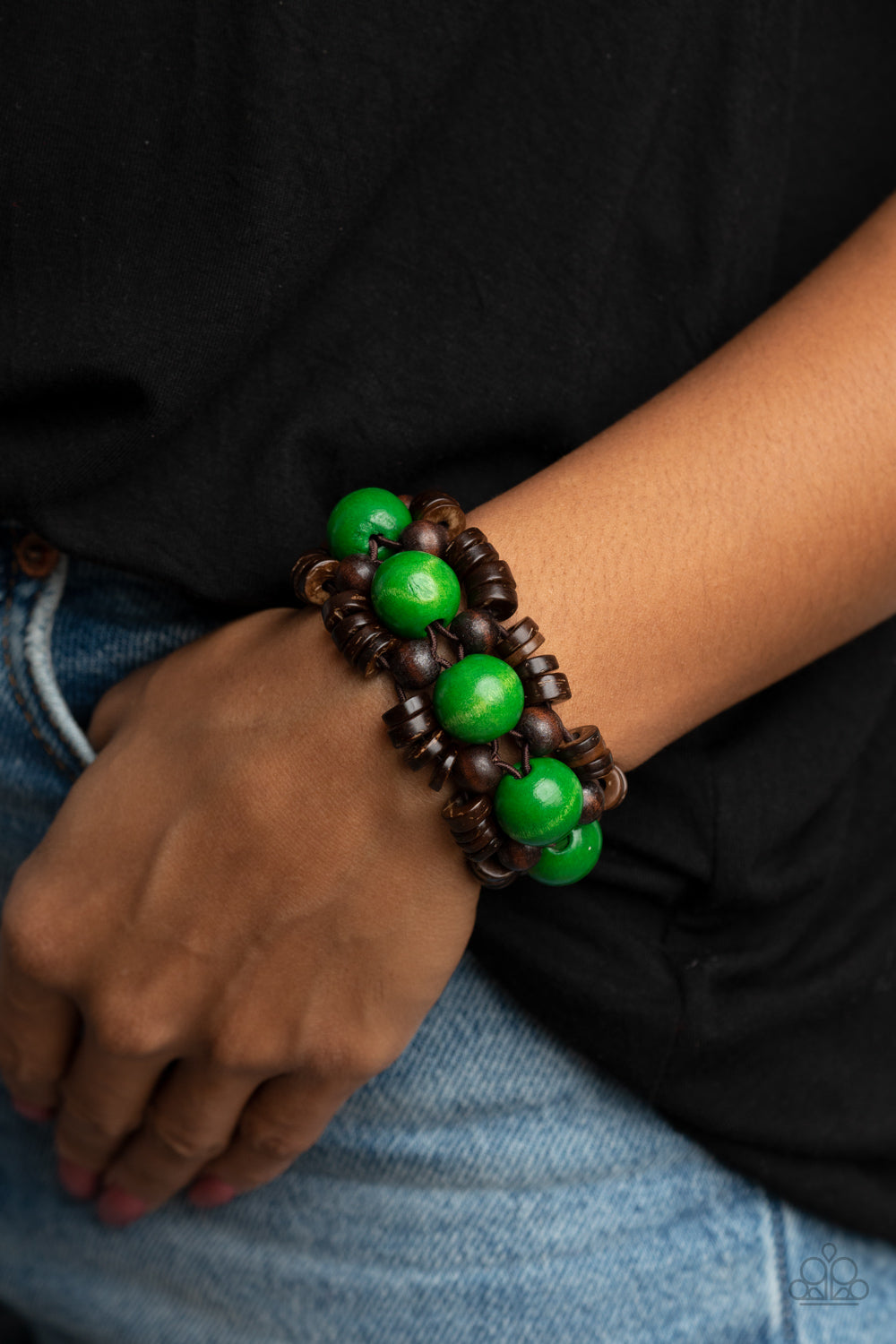 Tropical Temptations - Green Paparazzi Bracelet