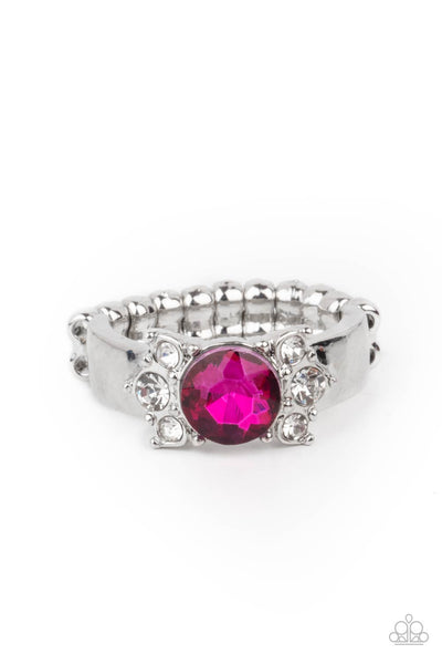 ROYAL Till The End - Pink Paparazzi Ring