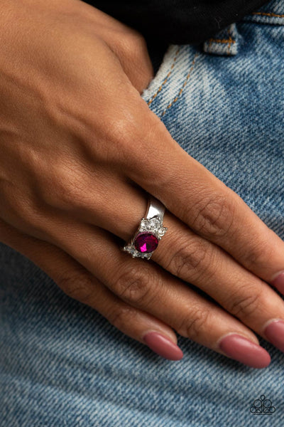 ROYAL Till The End - Pink Paparazzi Ring