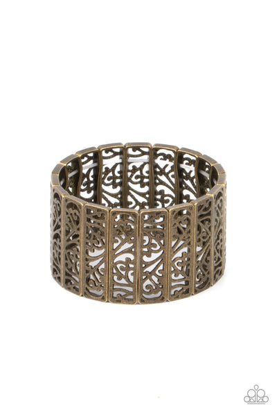 Ornate Orchards - Brass Paparazzi Bracelet