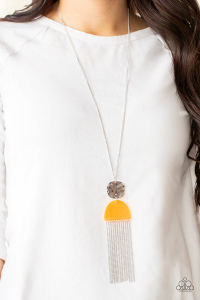 Color Me Neon - Orange Paparazzi Necklace