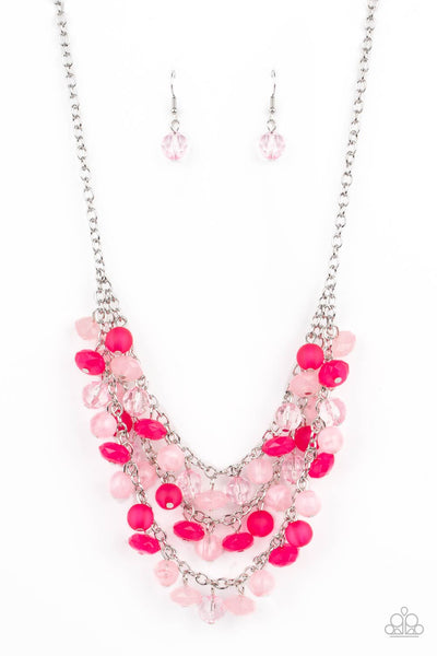 Fairytale Timelessness - Pink Paparazzi Necklace