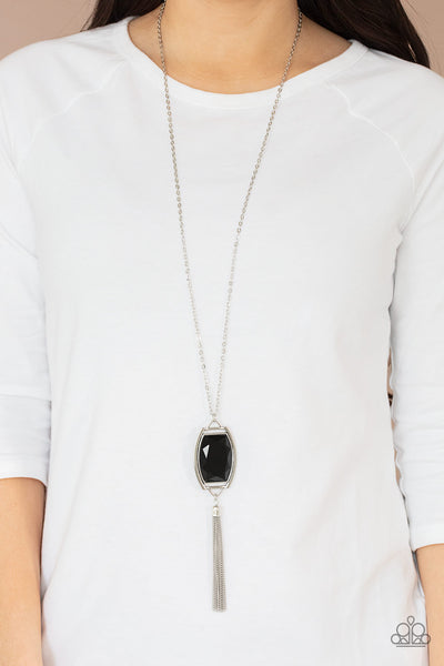 Timeless Talisman - Black Paparazzi Necklace