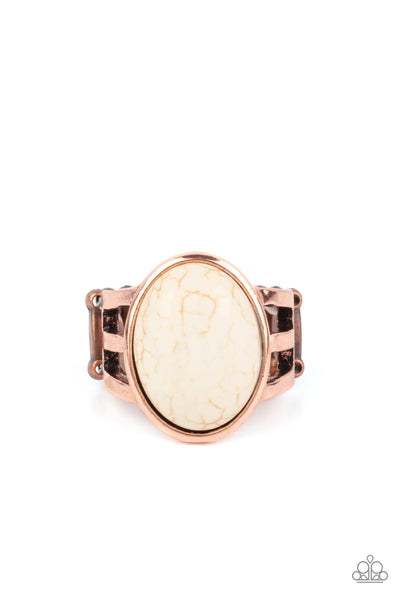 Divine Deserts - Copper Paparazzi Ring