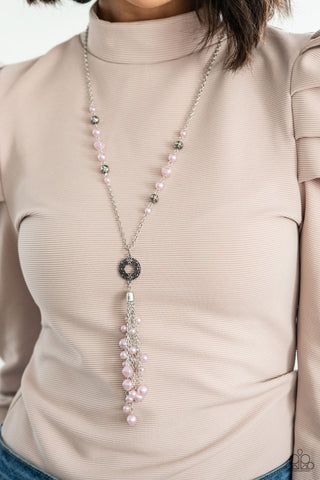 Tasseled Treasure - Pink Paparazzi Necklace