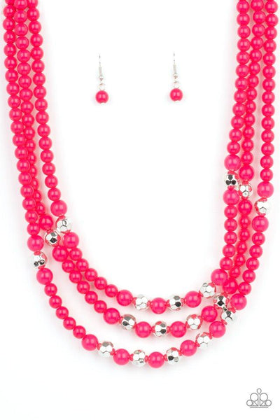 STAYCATION All I Ever Wanted - Pink Paparazzi Necklace