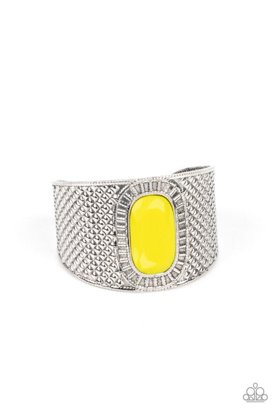 Poshly Pharaoh - Yellow Paparazzi Bracelet