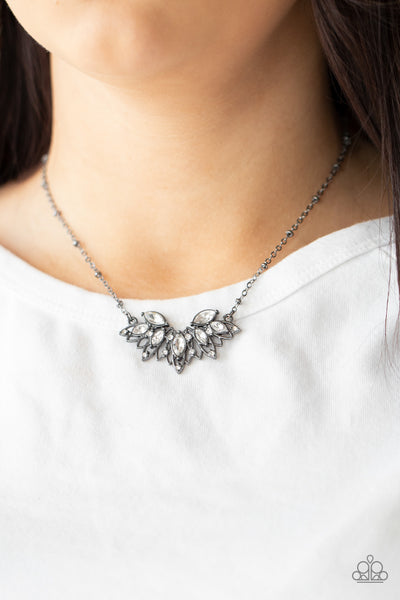 Deluxe Diadem - Black Paparazzi Necklace