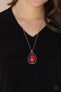 Here Today, PATAGONIA Tomorrow - Red Paparazzi Necklace