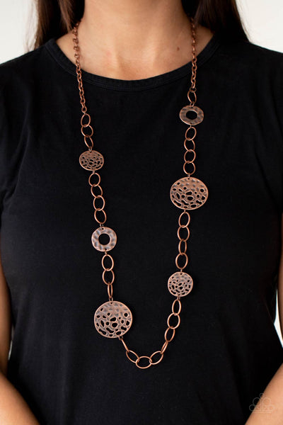 HOLEY Relic - Copper Paparazzi Necklace