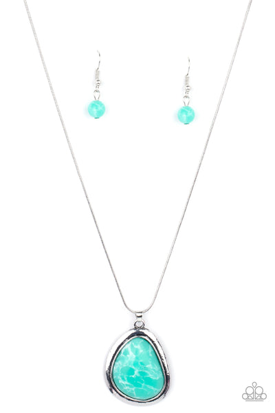 Canyon Oasis - Green Paparazzi Necklace