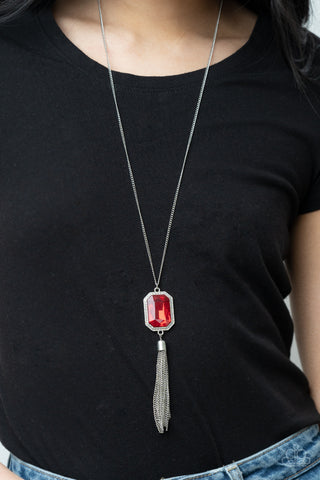 Blissed Out Opulence - Red Paparazzi Necklace