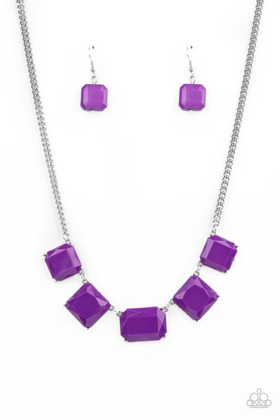 Instant Mood Booster - Purple Paparazzi Necklace