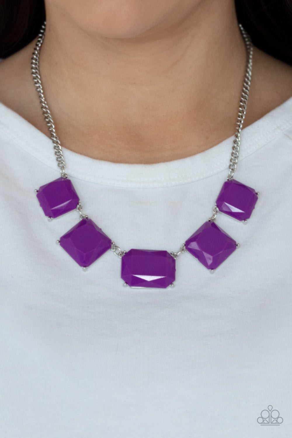 Instant Mood Booster - Purple Paparazzi Necklace