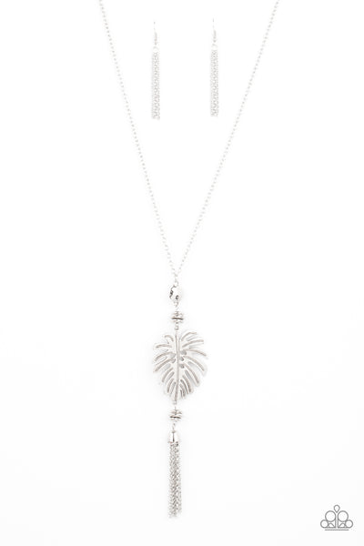 Palm Promenade - Silver Paparazzi Necklace