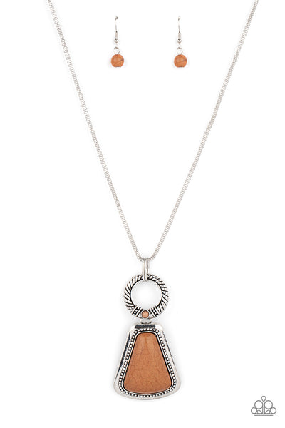 Stone Prairies - Brown Paparazzi Necklace