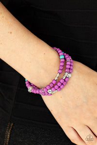 Desert Decorum - Purple Paparazzi Bracelet