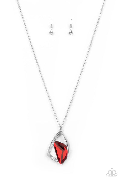 Galactic Wonder - Red Paparazzi Necklace