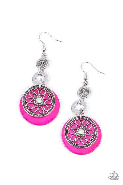 Royal Marina - Pink Paparazzi Earrings