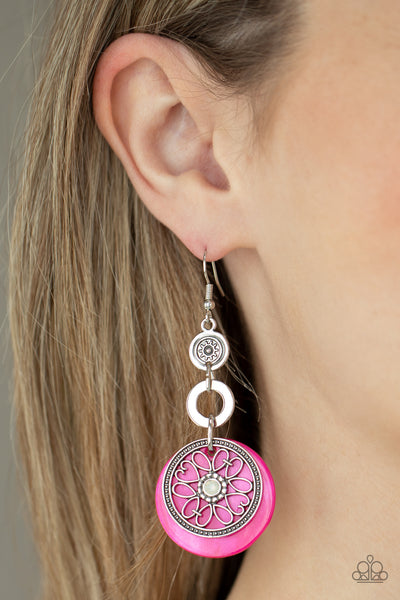 Royal Marina - Pink Paparazzi Earrings