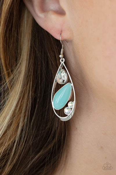 Harmonious Harbors - Blue Paparazzi Earrings