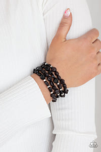 Nice GLOWING! - Black Paparazzi Bracelet