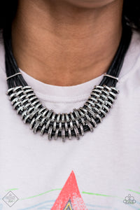 Lock, Stock, and SPARKLE - Black Paparazzi Necklace