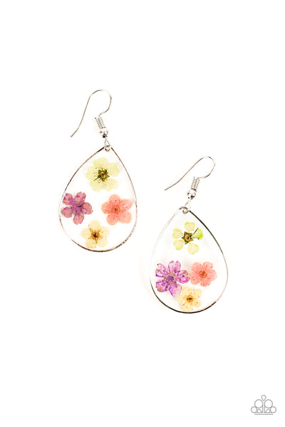 Perennial Prairie - Multi Paparazzi Floral Earrings