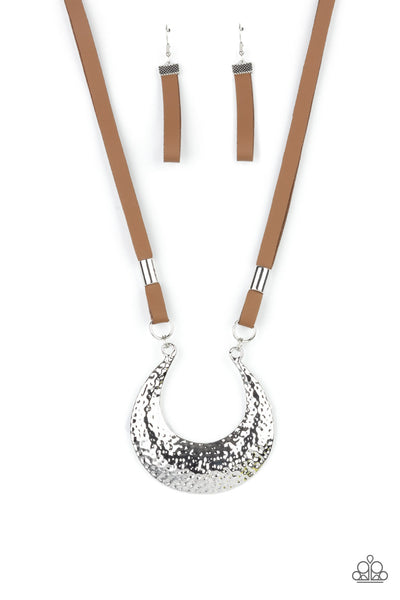 Majorly Moonstruck - Brown Paparazzi Necklace