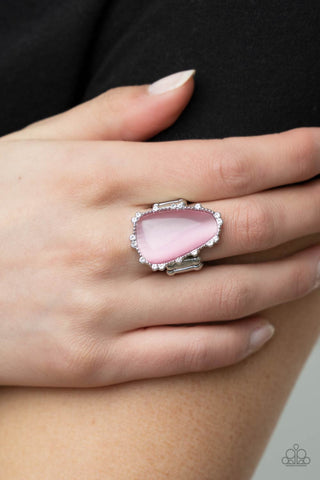 Newport Nouveau - Pink Paparazzi Ring