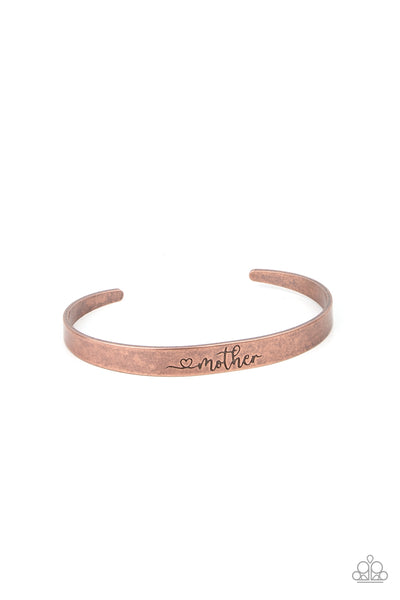 Sweetly Named - Copper Paparazzi Bracelet